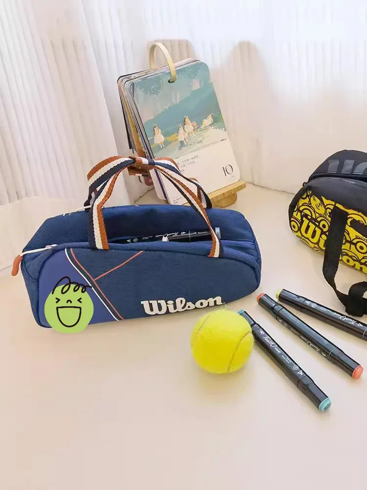 Wilson PU Leather Small Hand Bag Super Tour Tennis Accessories Bag Roland Garros Mini Travel Bag Racquet Sports