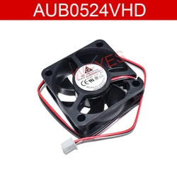 Original For Delta AUB0524VHD 5020 DC24V 0.15A Two Wires 50*50*20mm  Inverter Cooling Fan