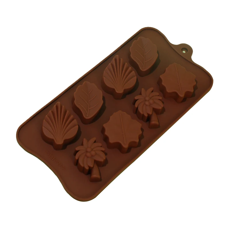 

Leaf Shaped Chocolate Mold Cuisine Outils Accessoires Baking Mold Silicone Molds Cake Moldes De Silicona Baking Accessories