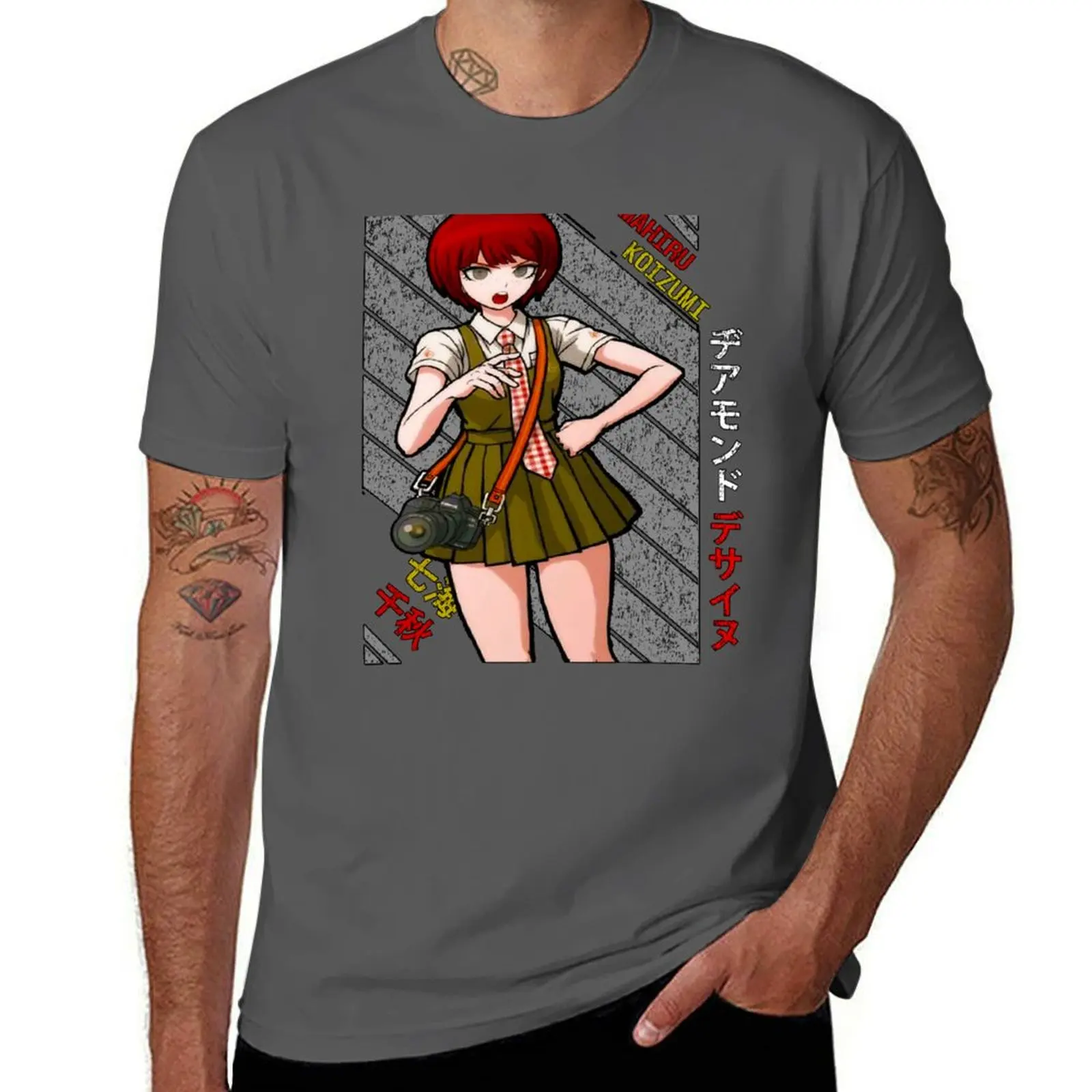 

DanganRonpa - 2 Mahiru Koizumi Super T-Shirt Performance Workout Short Sleeve Tee