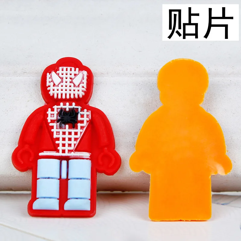 100pcs Cartoon Diy Semi-Manufactures Trinkets Silicone Patch PVC Paster Stickers For Mobile Phone Case Cover Earphone Case Shoes