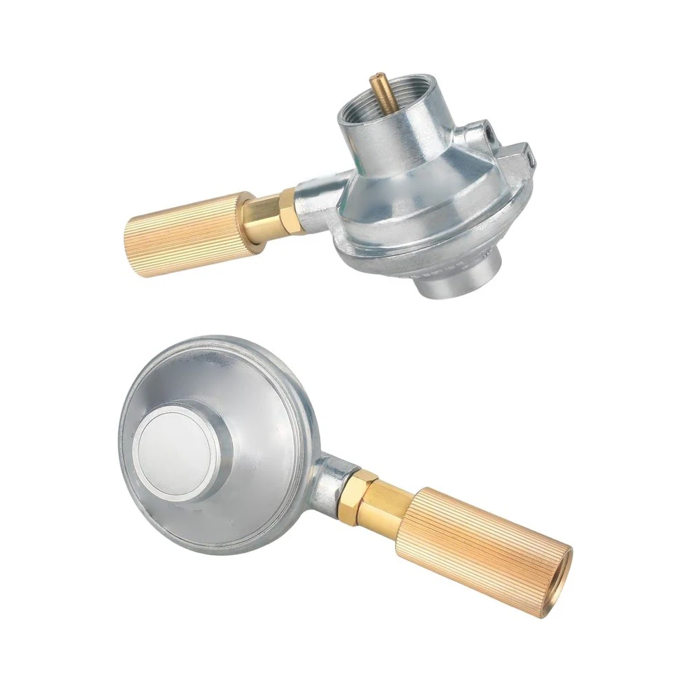 SPG25-17 Propane Regulator Brass Metal Gas Valve For Camp Chef Oven Pizza Outdoor Cooking BBQ Grill Replacement Part Leak-Free
