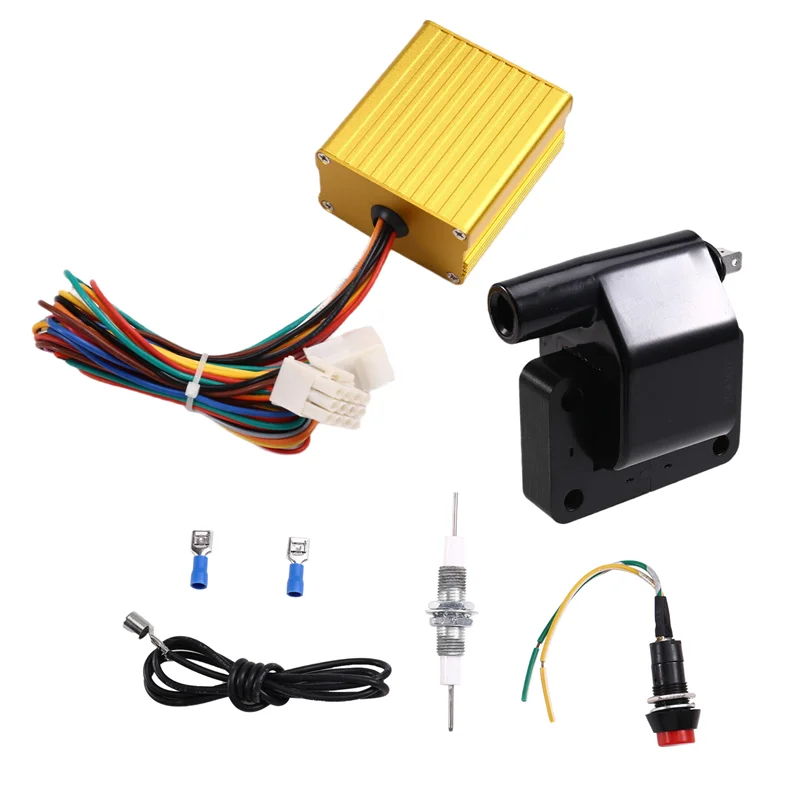 

A02Q-Aircraft Aluminum Exhaust Flame Thrower Kit, Universal For Cars Motors Atvs Fire Burner Afterburner Kit