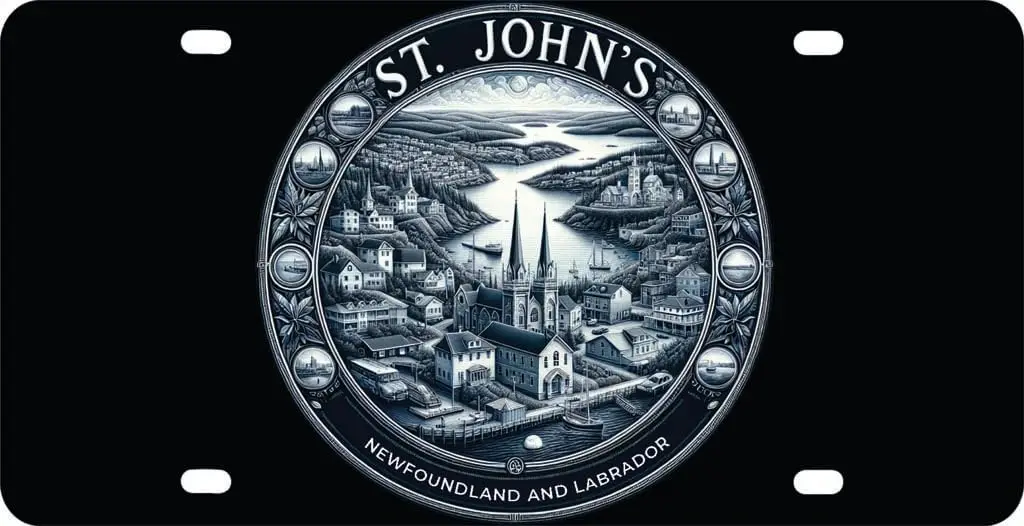 Сувенирная металлическая табличка St. John_S Newfoundland и лабрадор — настенное украшение