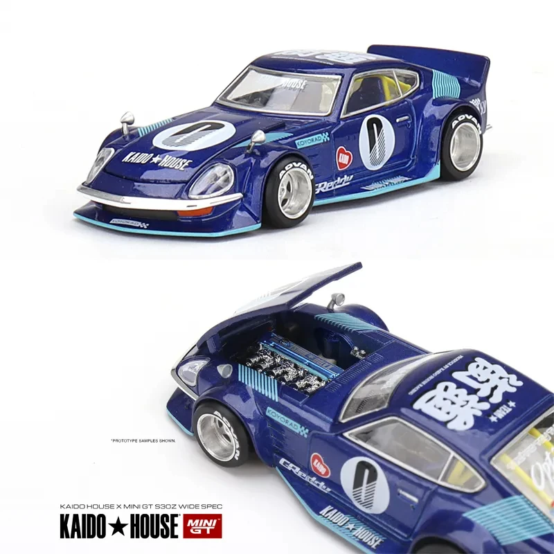 TSM MINI GT KAIDO HOUSE #24 Open Front Cover 1:64 DATSUN S30 Fairlady Z Die-cast alloy car model collection display gifts