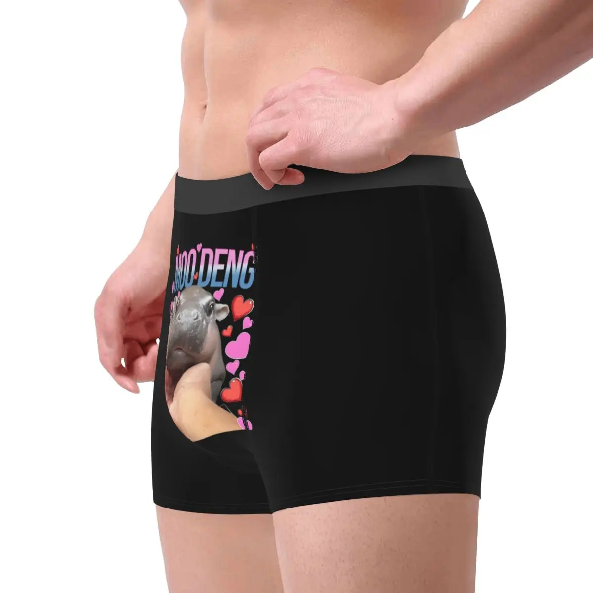 Boxer pigmeu engraçado e famoso para homens, cuecas engraçadas e bonitos, roupa interior macia, calcinha masculina, cuecas novidade, S-XXL