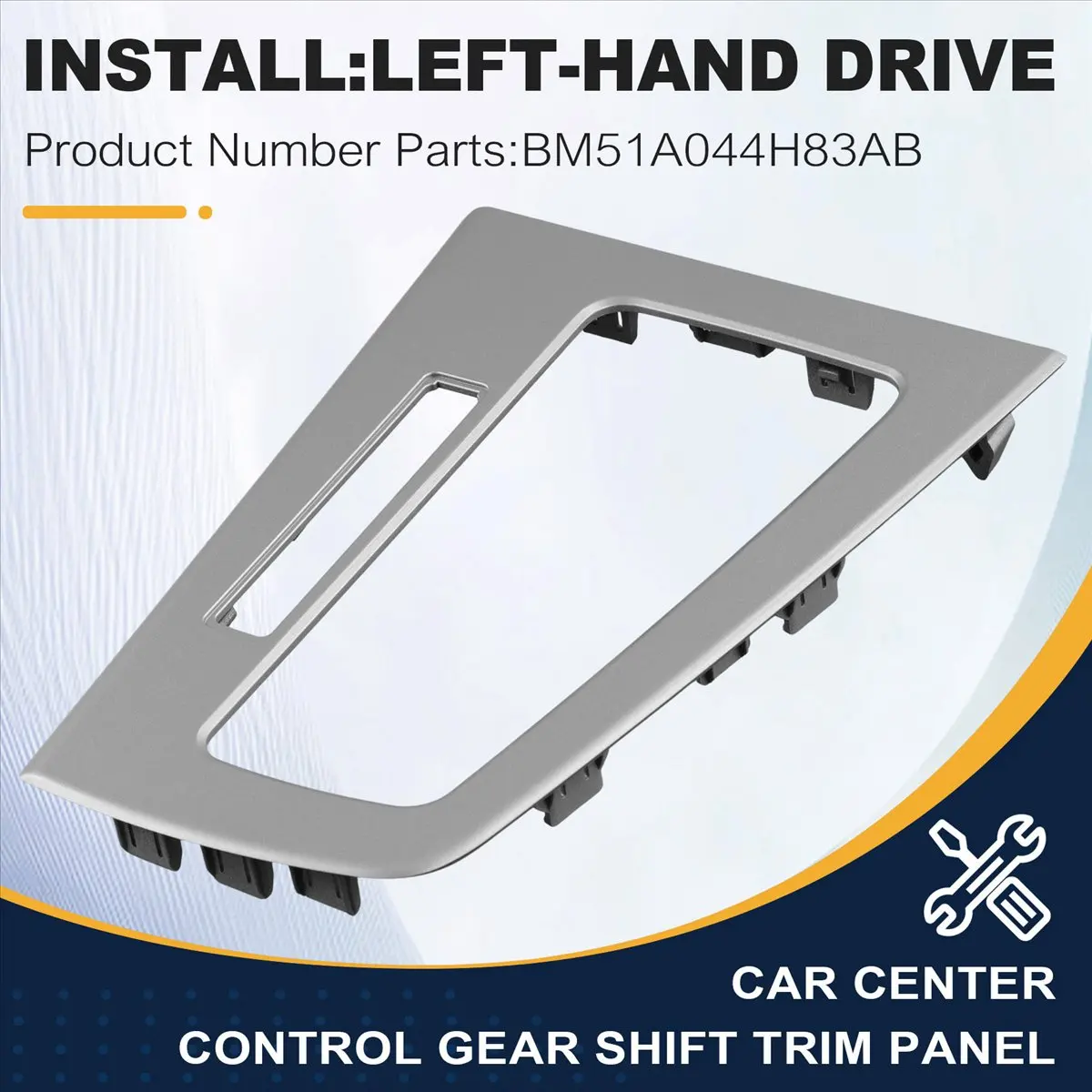 Super Sale Car Center Control Gear Shift Trim Panel BM51A044H83AB for Ford Focus 2012-2014 LHD Gear Shift Frame