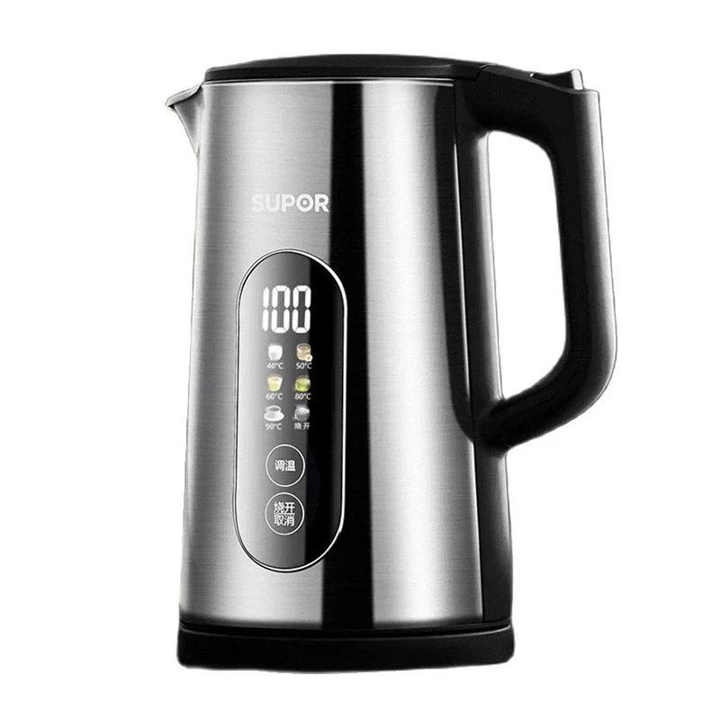 SUPOR 1.7L Electric Kettle Intelligent Home Water Bottle Adjustable Temperature Portable Water Boiler Multifunctional Tea Pot