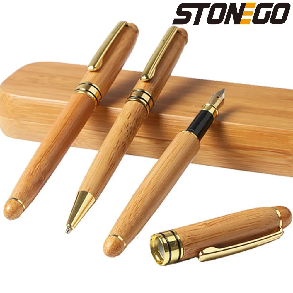 STONEGO Classics Luxury Wooden Fountain Pen/Signature Pen Ink 0.5mm for Gifts Decoration Writing Office Fountain Pen Stationery