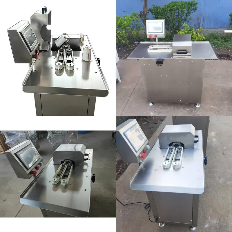 Electric Pork Sausage Binding Machine Stuffing and Jointing Sausage Casings Binding Machine Sausage Making Machine Production