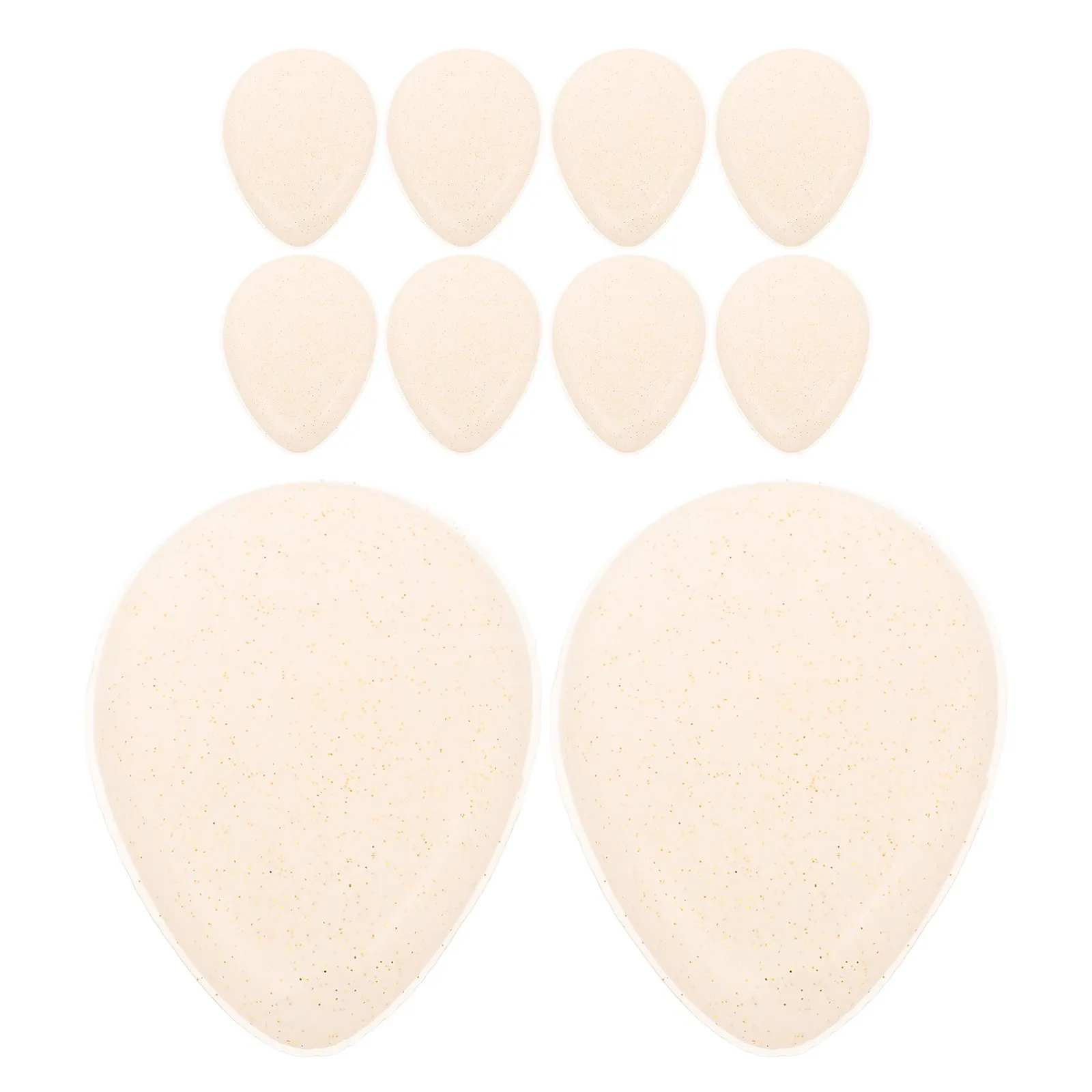 

Набор из 10 прозрачных силиконовых аппликаторов-капель для макияжа, не впитывающих средство, для нанесения тональной основы, пудры и крема, для чувствительной кожи, многоразовые