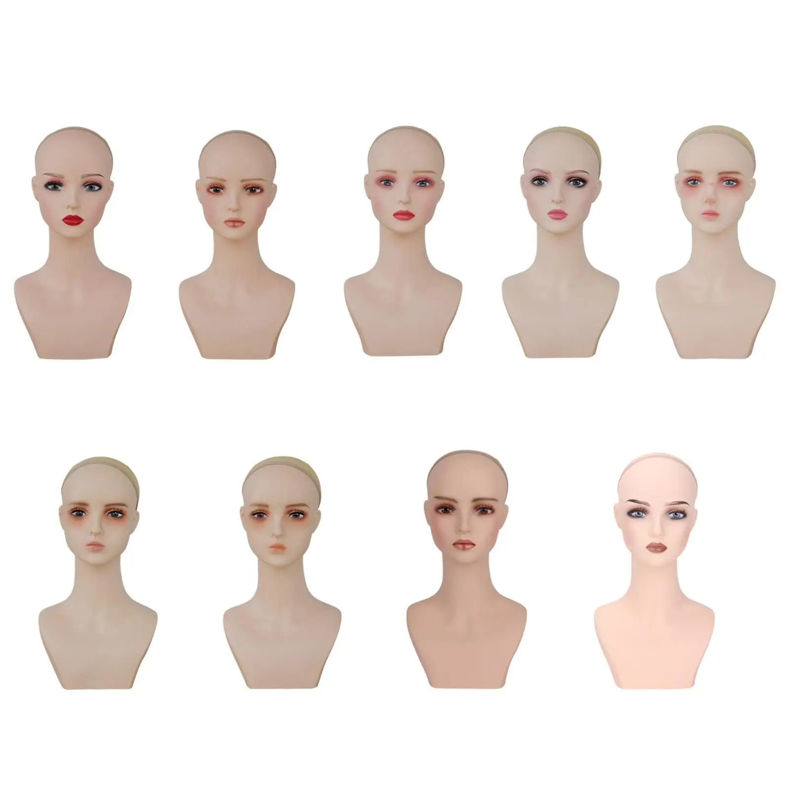 

Женская подставка для головы манекена, модный портативный многоцелевой держатель головы манекена для парикмахерской, личного использования