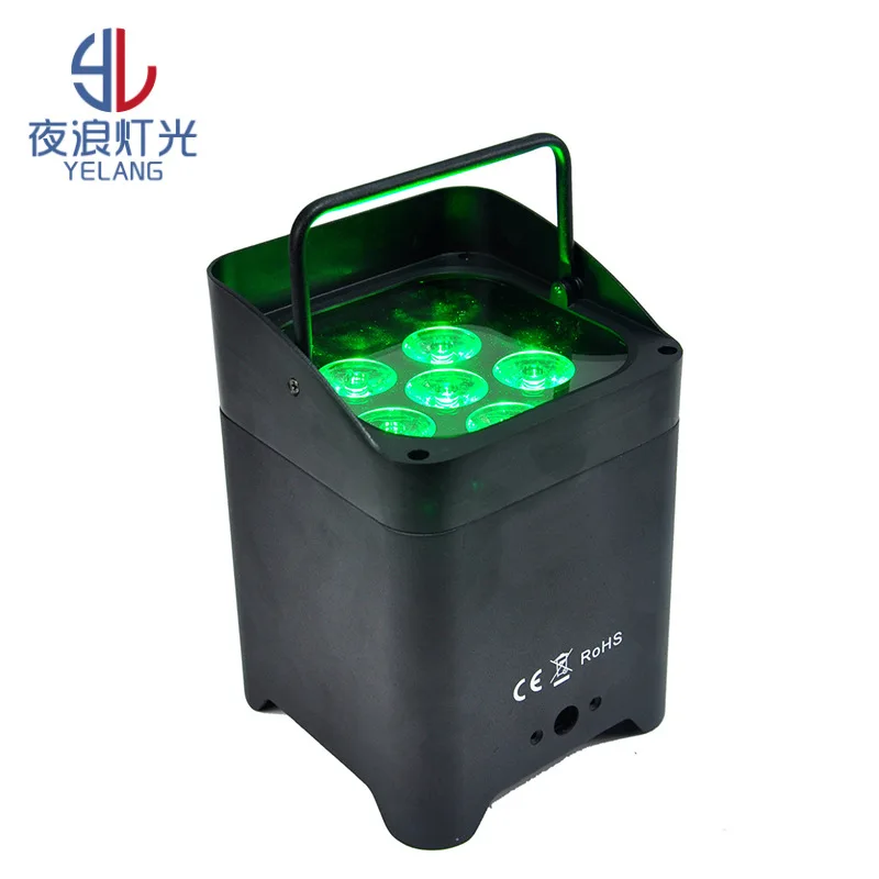 Six-in-one LED Charging Mobile APP Remote Control Pa Light Wedding Dyeing Stage Ambient Light