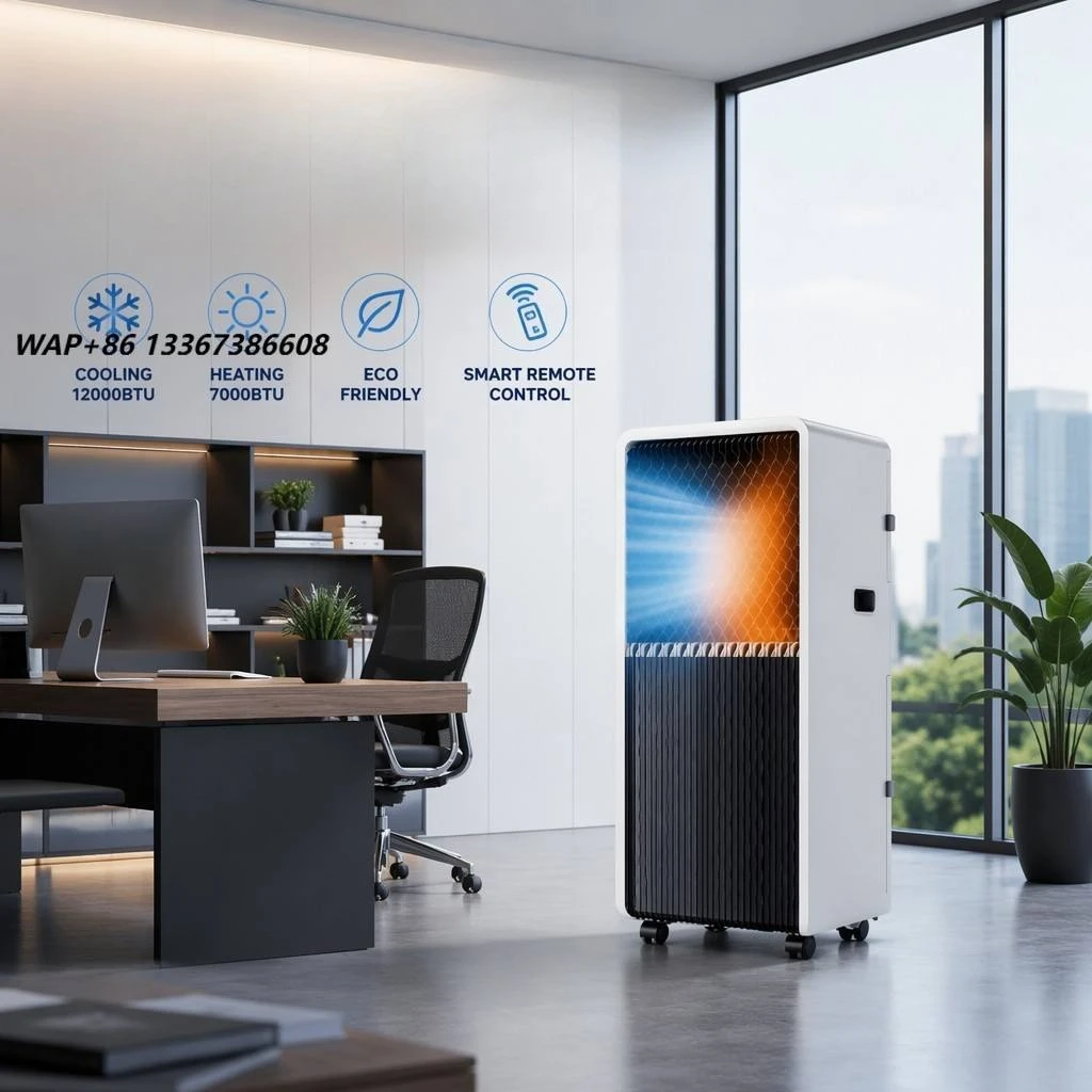2-in-1 Mobile 12000BTU Thermal System with Smart Remote Control