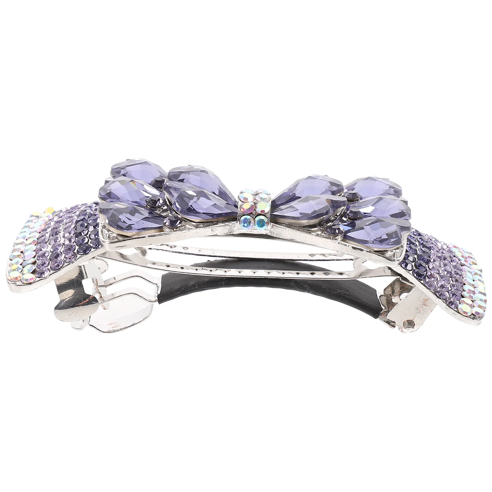 

Rhinestones Clips Wedding Accessories Women Metal Barrette Girls Bow Hair Accessories Thin Thick Hair