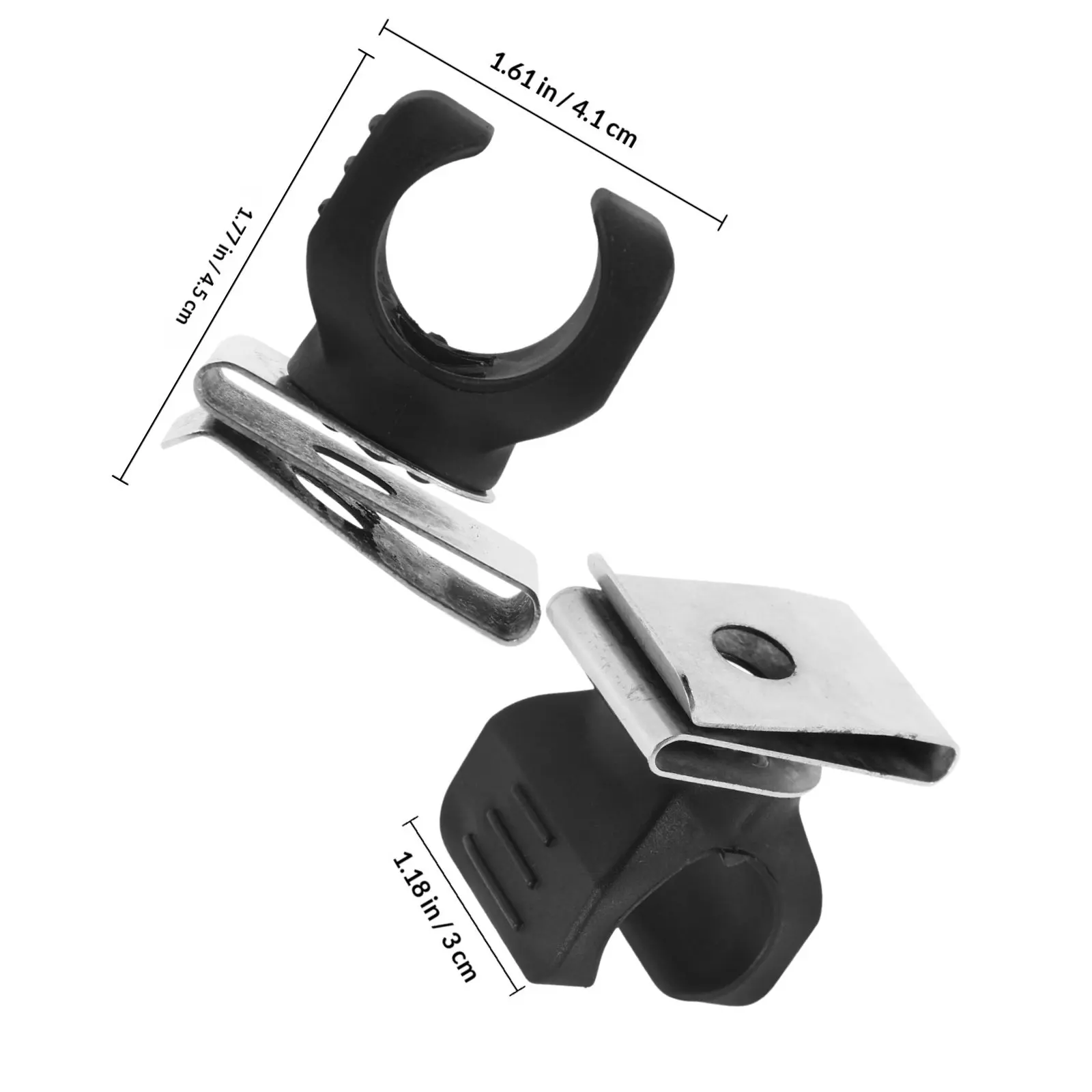 Hard Hat Light Mount Holder Robust Clip for Headlamp Flashlight Secure Easy Fit Lightweight Daily Use Construction Safety