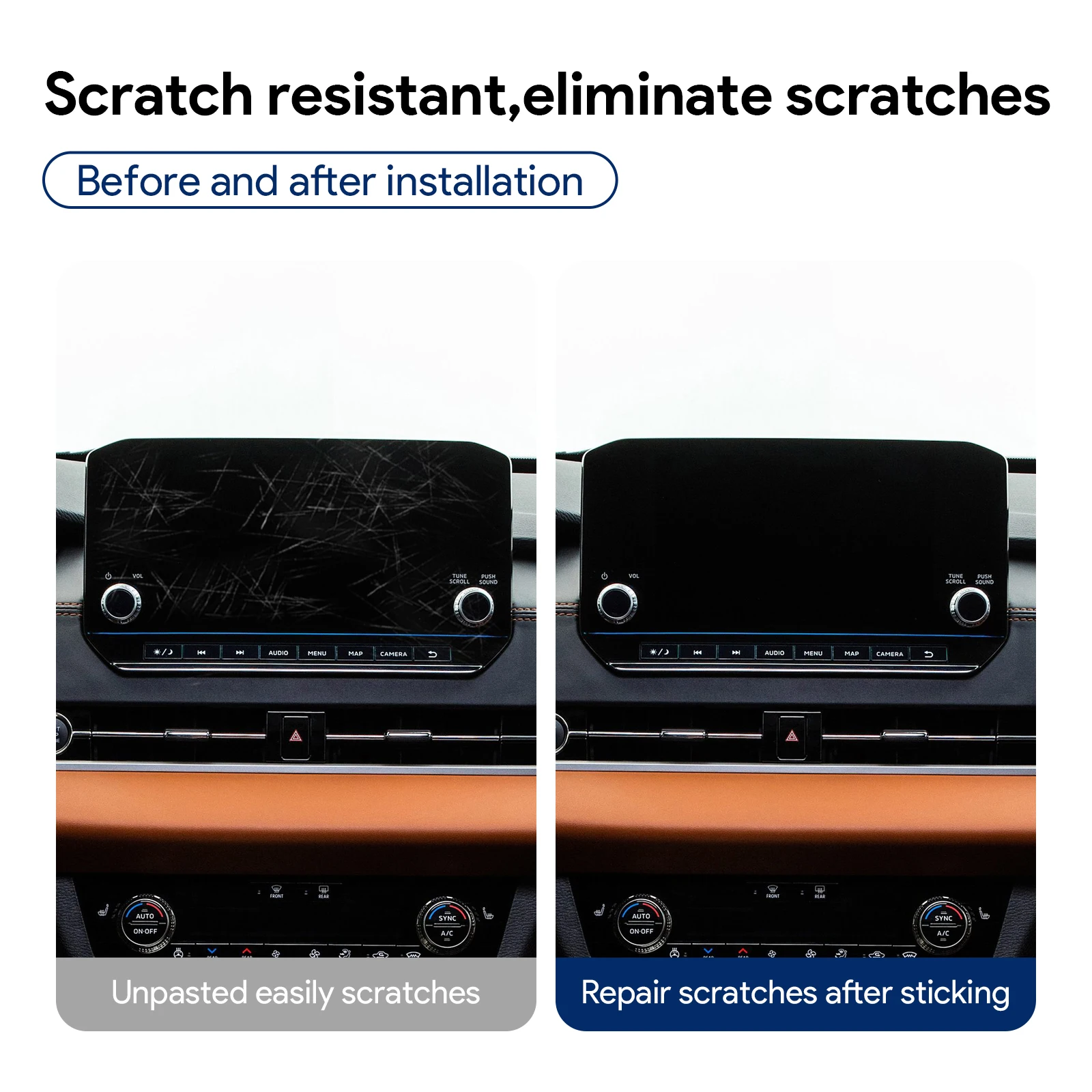 Car Interior TPU Protector Anti-scratch Film For Mitsubishi Outlander SE SEL 2022-24 Protective Transparent Stickers Accessories