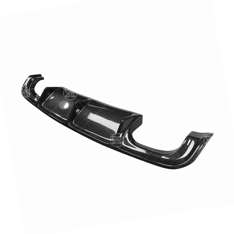 

For BMW X5M F85 2014-2019 Carbon Fiber Rear Bumper Diffuser Lip Chin Guard Splitter Spoiler Cover Auto Parts Body Kits