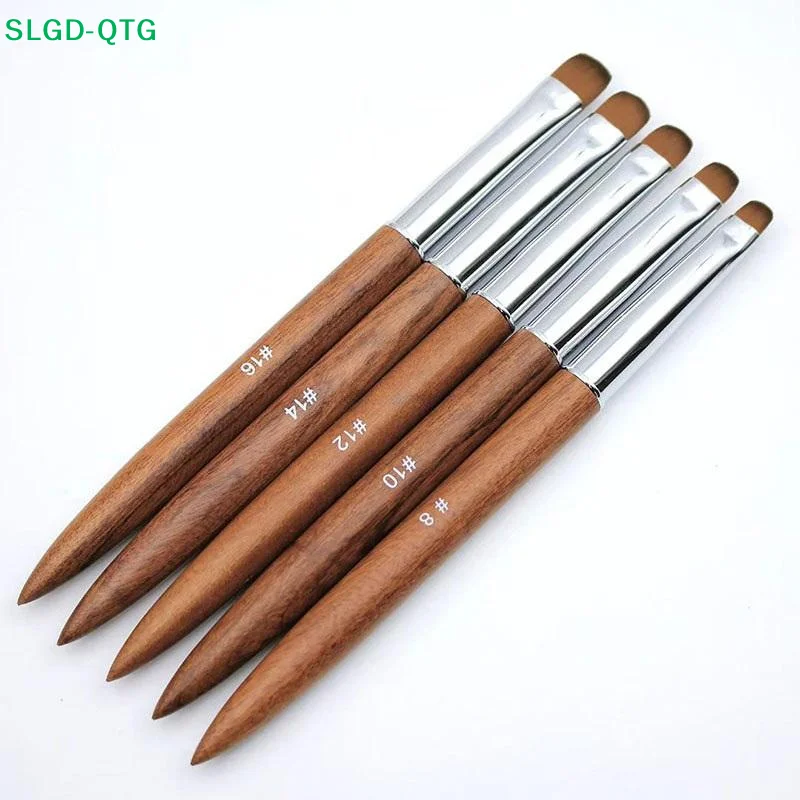 NEW HOT! French Nail Art Brushes Flowers Drawing Pen Versatile Nail Drawing Pen Nail Tools Sandalwood Handle Manicure Pen
