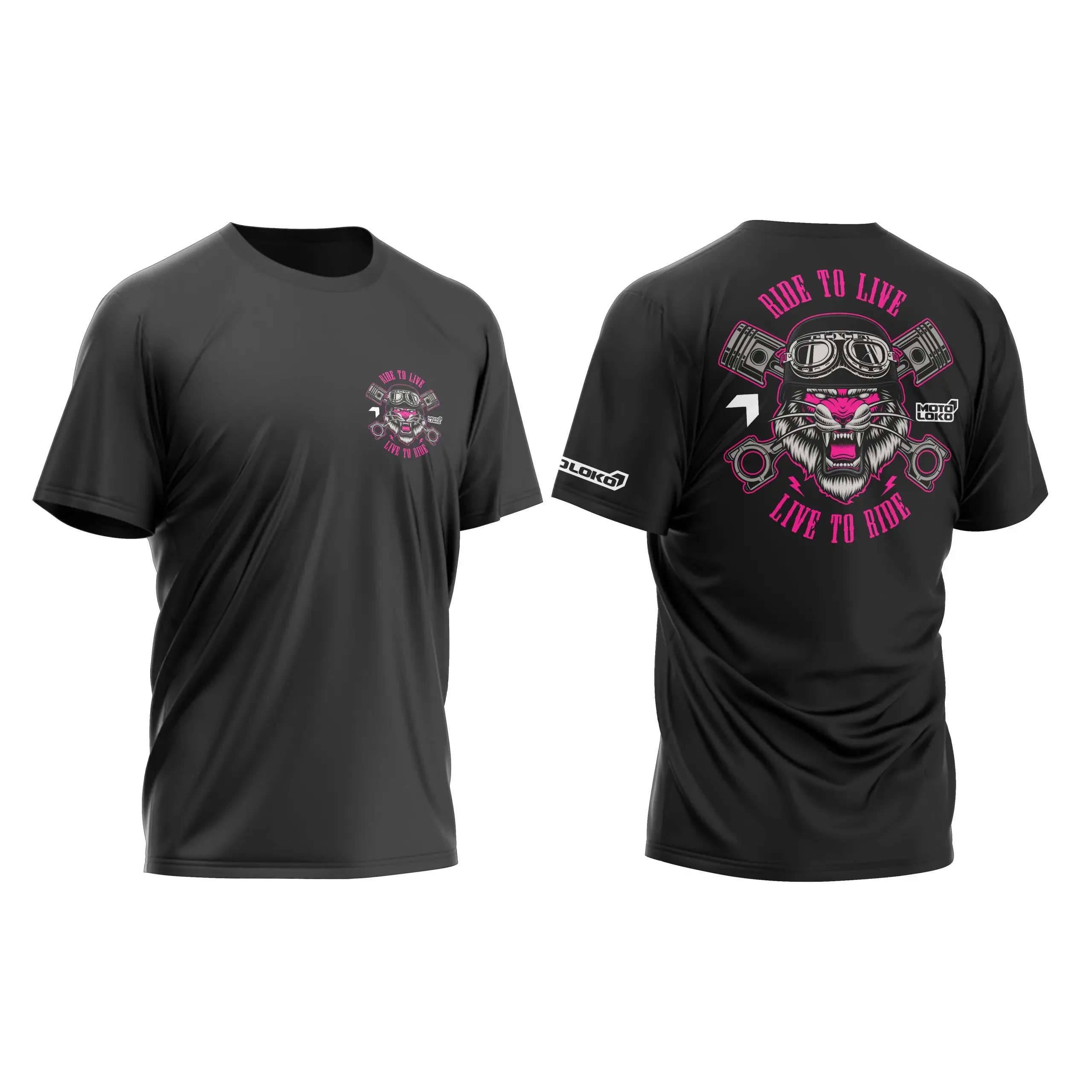 Ride To Live T-Shirt Graphic Cotton T-shirt Unisex Summer Short Sleeve Fashion Brand Tee Luxury Casual Vintage Tees - view 4