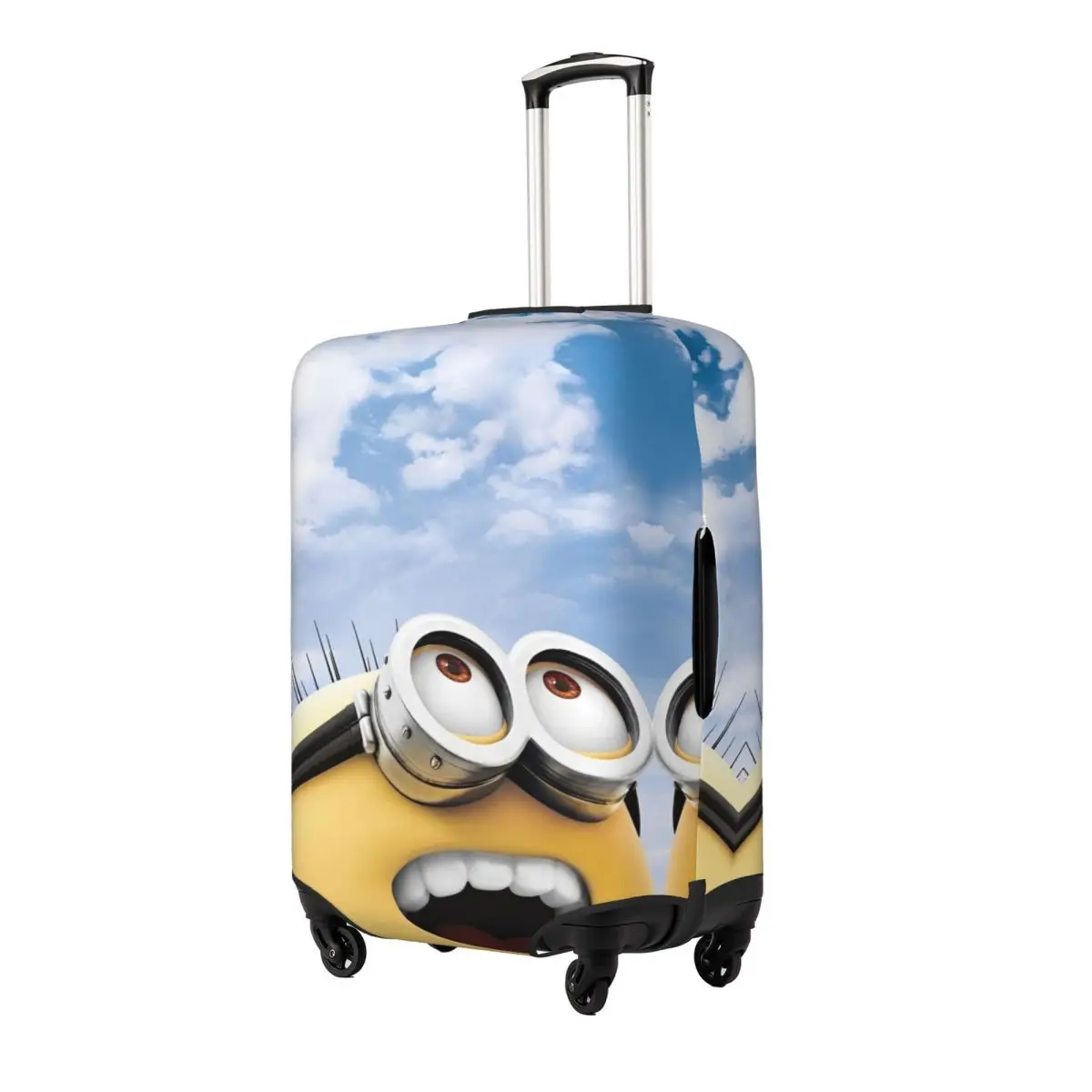 M-Minions Cute Cartoon Travel Luggage Cover Suitcase Protector Fits 18-32 Inch Luggage