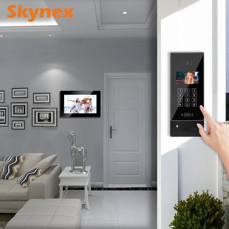 Best System for Multi-family Building Video Monitor IP Intercom