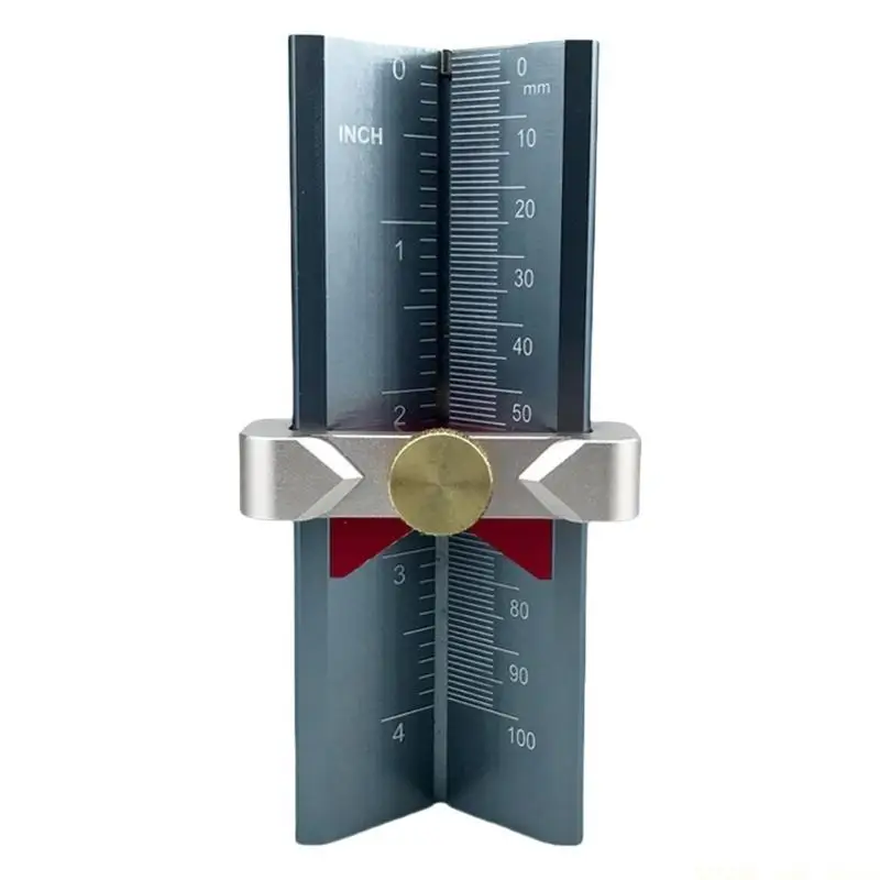 A2BE Multipurpose Woodworking Drill Positioning Locator Tool and Meter for Skilled Craftsmen Hobbyists Precise Drilling