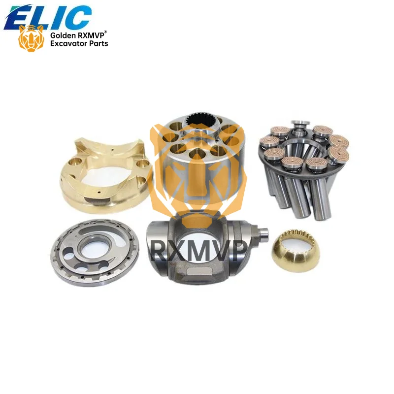 For Komatsu Pc210-6 Pc130-7 Pc200-8 Hpv95 Cylinder Block Valve Plate Piston Shoe Retainer Ball Guide Excavator RXMVP