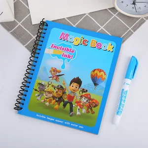 Paw Patrol Genuine Dog Water Painting Drawing Kids Toys Graffiti Cartoon Watercolour Magic Book for Boys Girls Birthday Gifts 6 best sales meiliang watercolor - №1