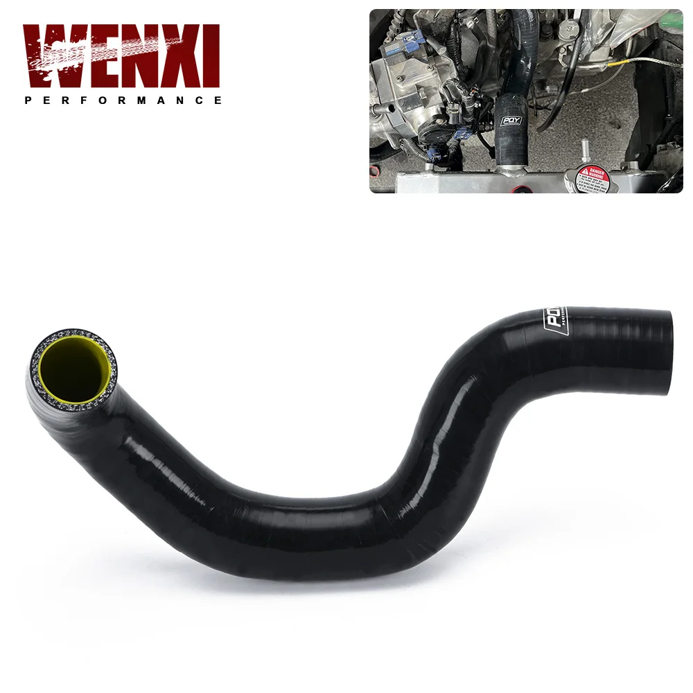 SILICONE RADIATOR HOSE KIT FOR K20-K24 SWAP EG EK CRX EF SOL INTEGRA CIVIC BLACK & YELLOW WX-LX1306BK-QY