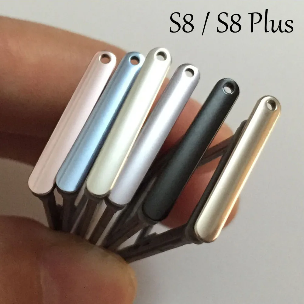 New Sim Tray For Samsung S8 G950 S8 plus G955 SIM Card Slot Holder Replacement Part