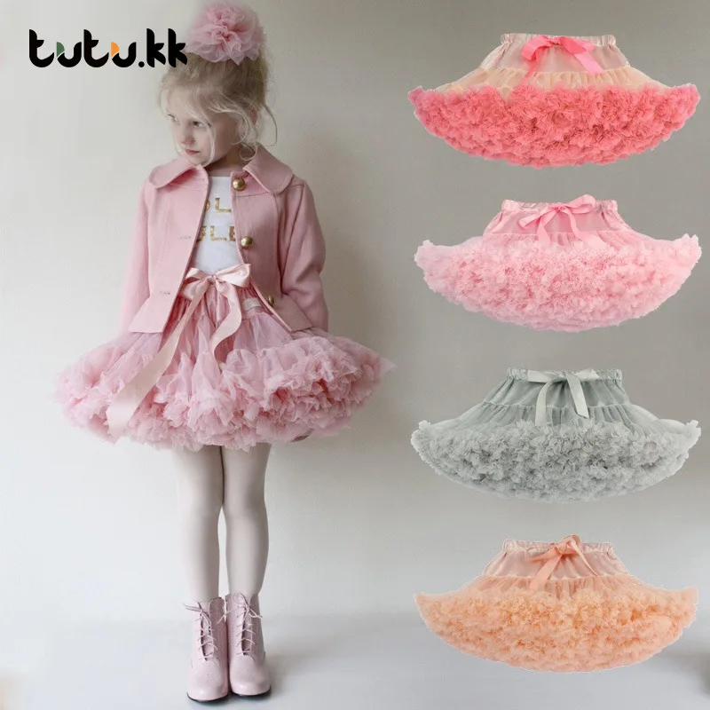 Skirt Milan Classic Children Shirt Children's Pettiskirt Girls Spring and SummertutuDress Princess Dress Tulle Skirt