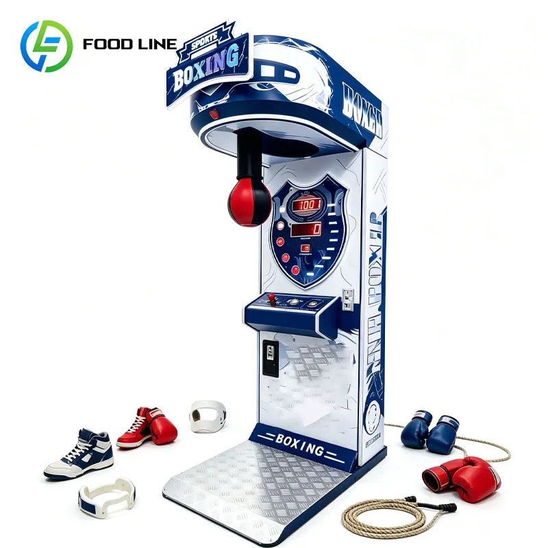 Punching Machine Boxing Arcade Game Power Tester with LED Lighting for Bar Mall Gym Customized