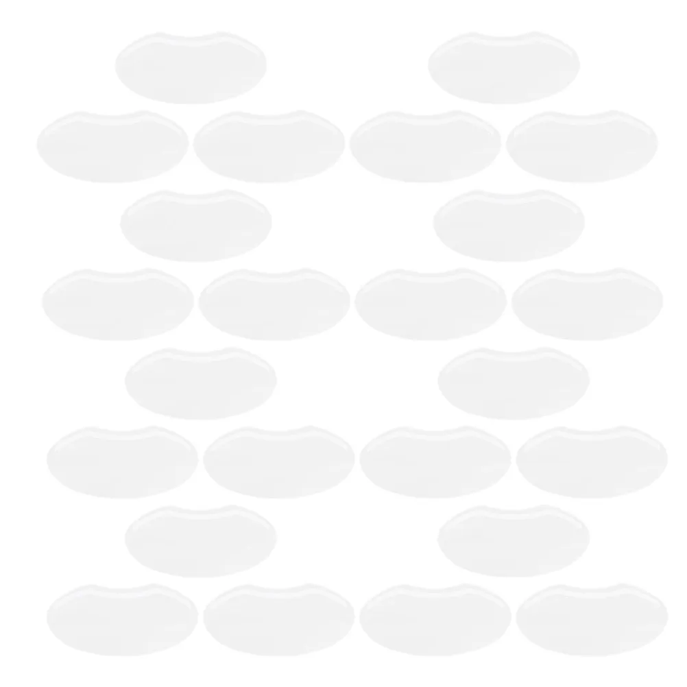 60Pcs Clear PVC Facial Shield for Hair Salon Haircut Washing Treatments Reusable Adhesive Eye Protector Transparent Beauty