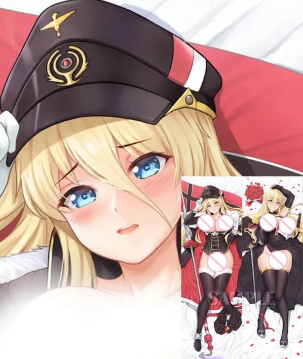 

Наволочка для подушки Dakimakura Bismarck с двусторонним принтом, наволочка в подарок