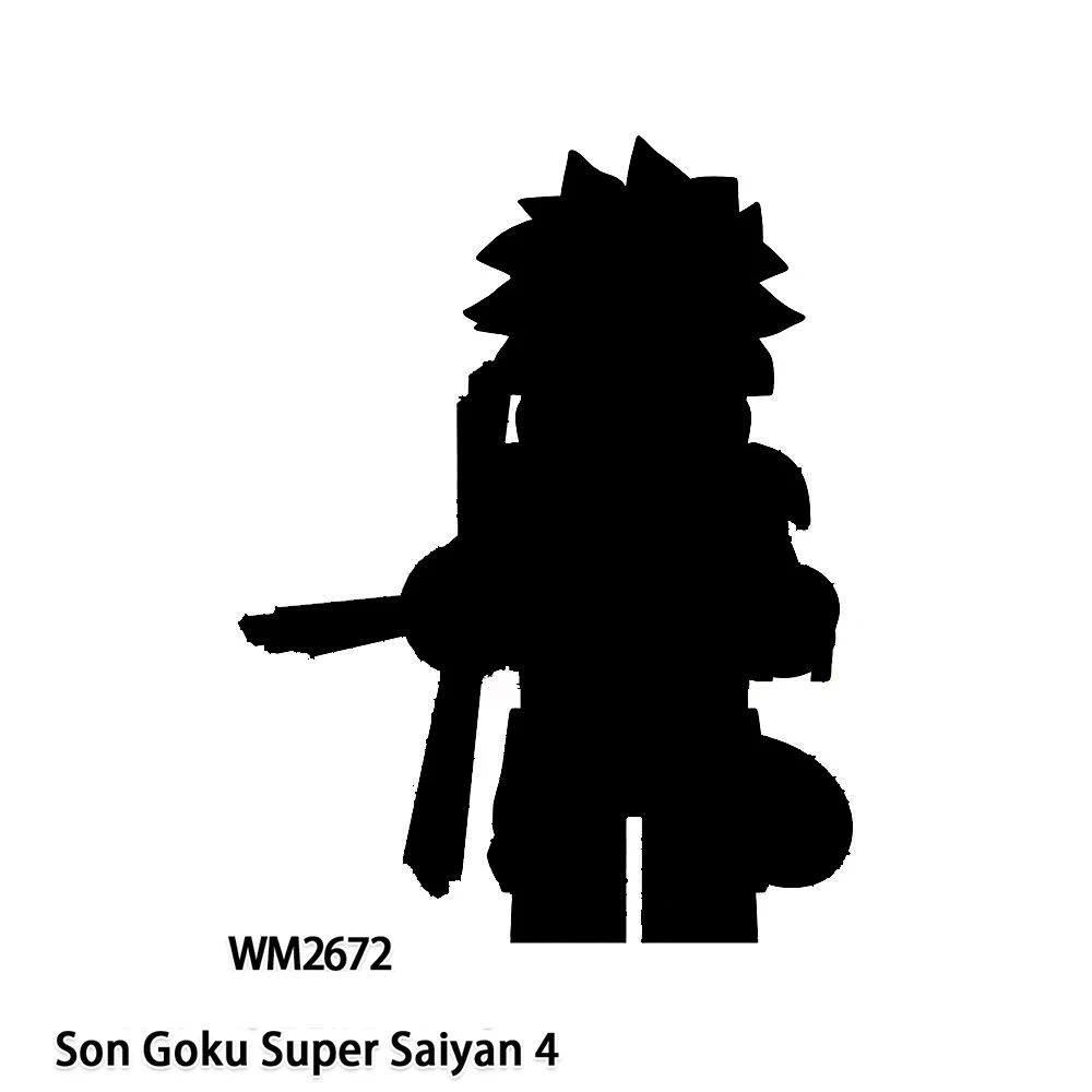 Cartoon  TV Anime Action Figures Super Saiyan Wukong, Beijita,Piccolo , Frisa, Bilus Action Building Blocks - view 6