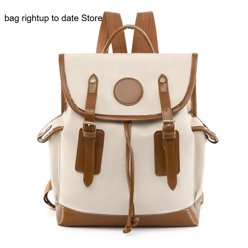 Vintage Pu Leather Backpack Zippered Back Pocket Large Capacity for Book Tablet Wallet Phone Perfect for Travel Leisure Work