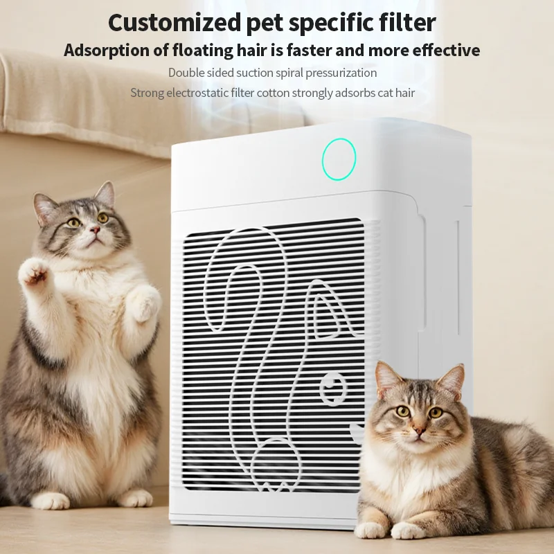 

Wholesale Best Wifi UV Air Cleaner Remove Smoke Smart Pet Hair H13 HEPA Filter Electric House Home Air Purifier for Bedroom