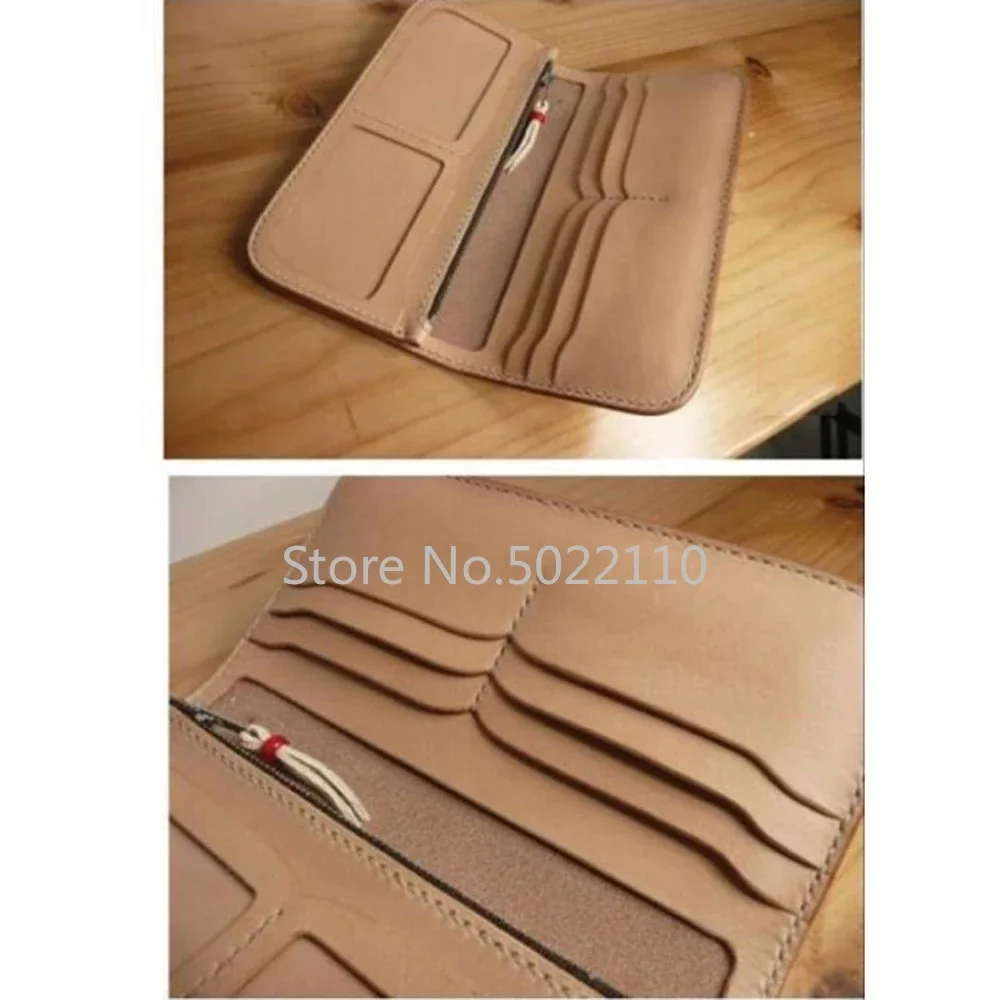 

Japan Steel Blade Wood Dies Cutting for DIY Leather Craft Multi Pocket Double Photo Position Wallet Knife Mould Punch Tool Set