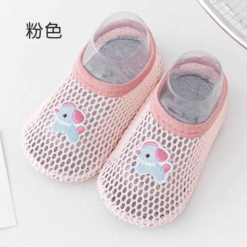 Baby Non-slip Socks Children Indoor Breathable Floor Shoes Boys Girls Toddler Shoes Amusement Park Kindergarten Kids Slippers