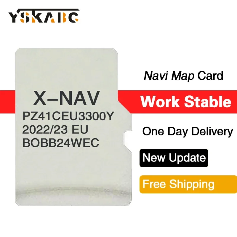 2022-2023 X-NAV Sat Nav TF Memory Card Update for Toyota AYGO 2023 Car Navigation Latest Update EU RU UK Map PZ41C-EU330-0Y 8GB