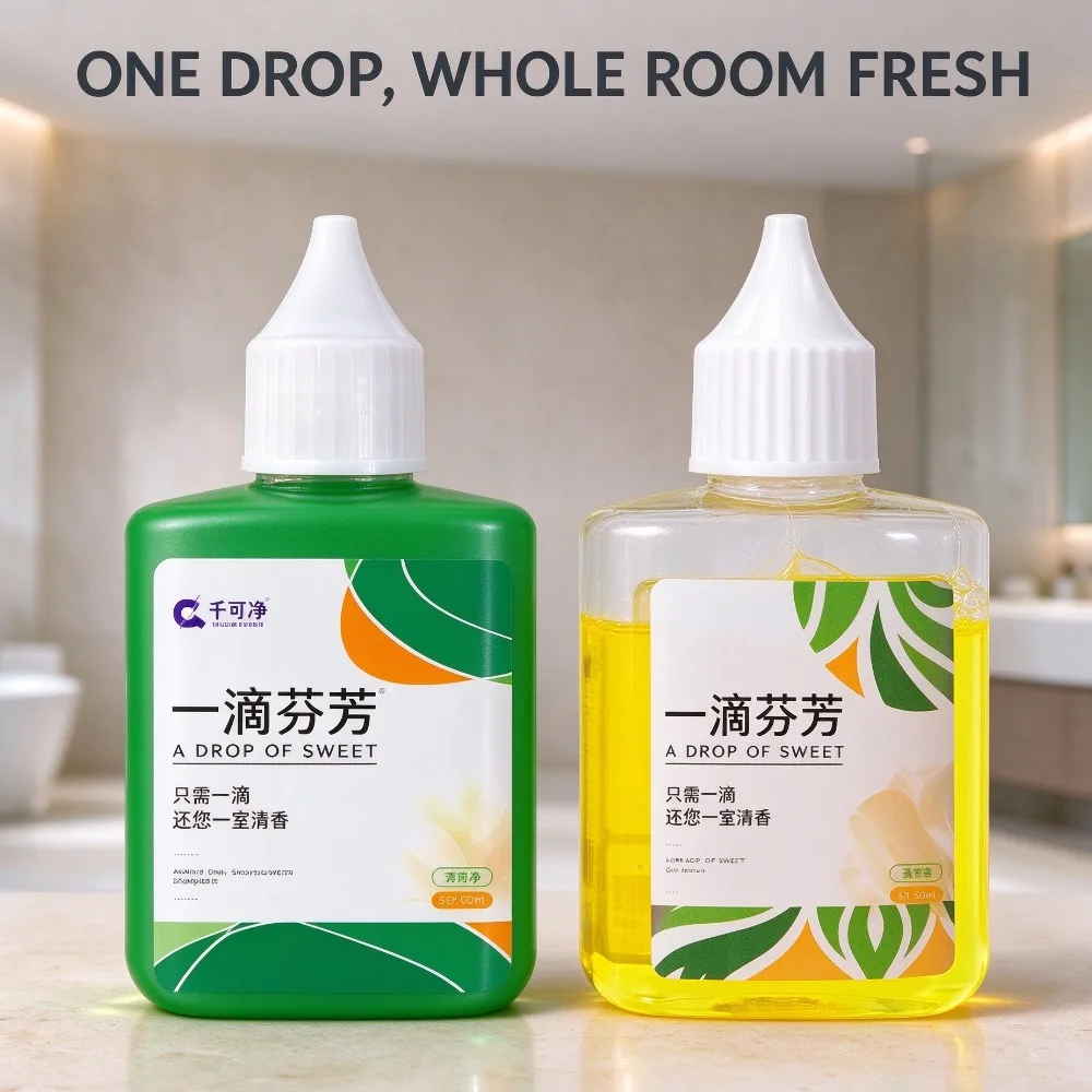 A DROP OF SWEET Multipurpose Cat Litter Toilet Deodorant Liquid Beads Household Bathroom Kitchen Freshener Jasmine Cologne Drops