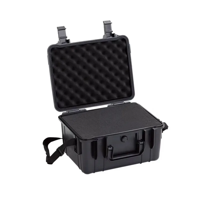 Portable Waterproof Plastic Safety Equipment Case Dry Box with Sponge for Outdoor Instruments And Tools - 274x227x155mm