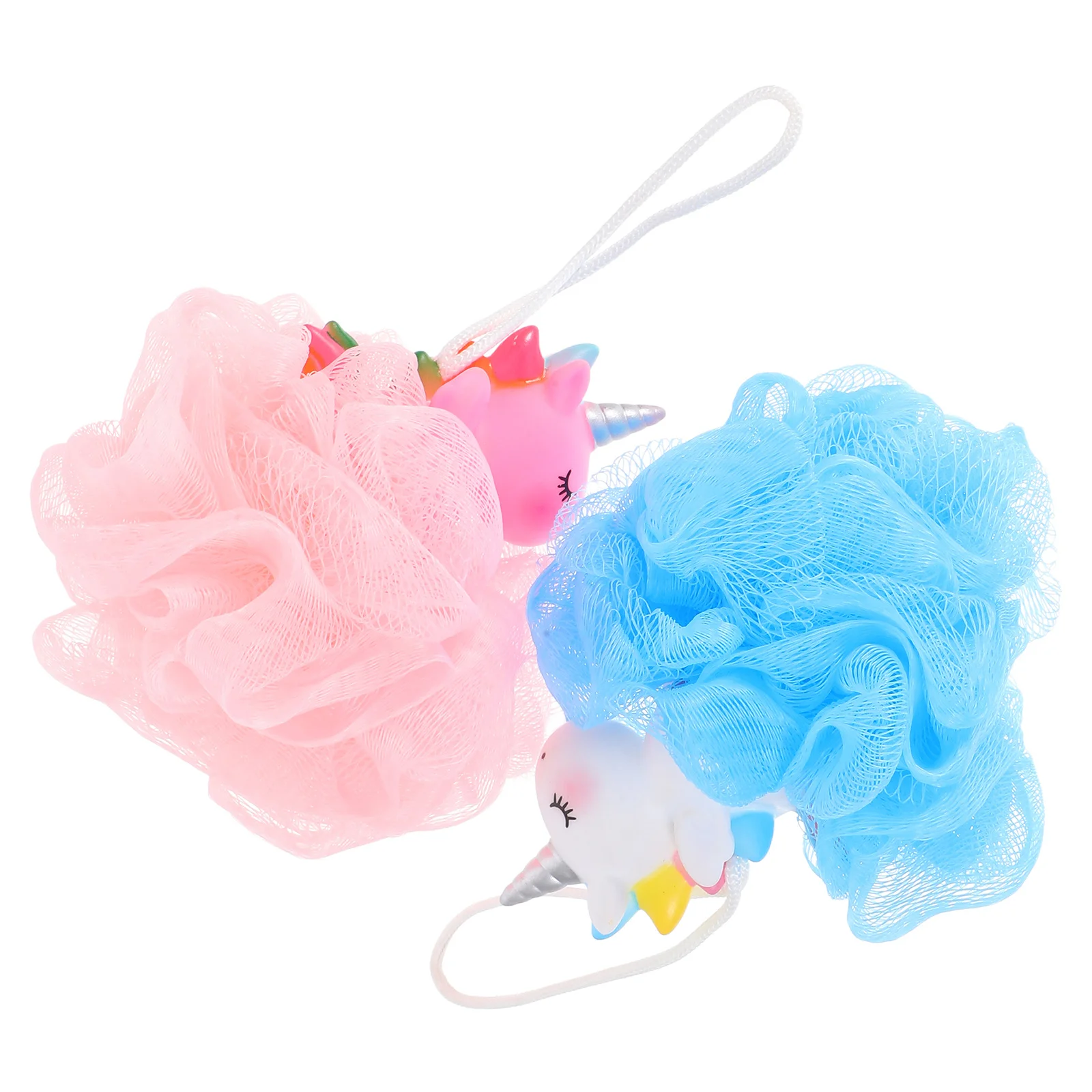 

2Pcs Bath Balls Premium Pe PVC Exfoliating Body Cleaner Gentle Skin Scrub for Shower Spa Experience Home Bathroom Use