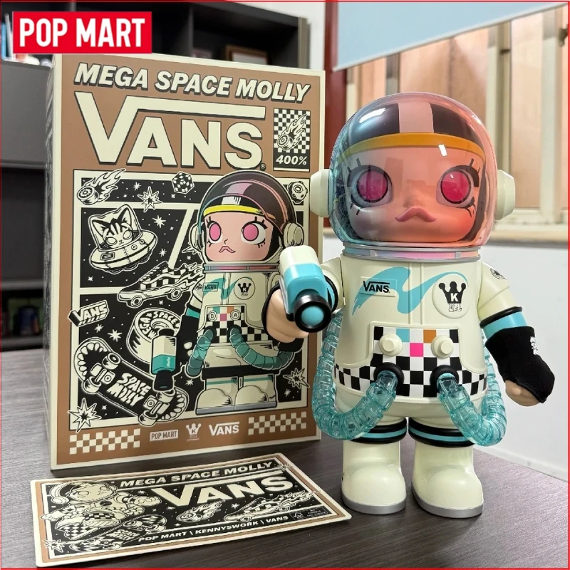 Genuine POP MART MEGA SPACE MOLLY Erebus Vans 400% Series Action