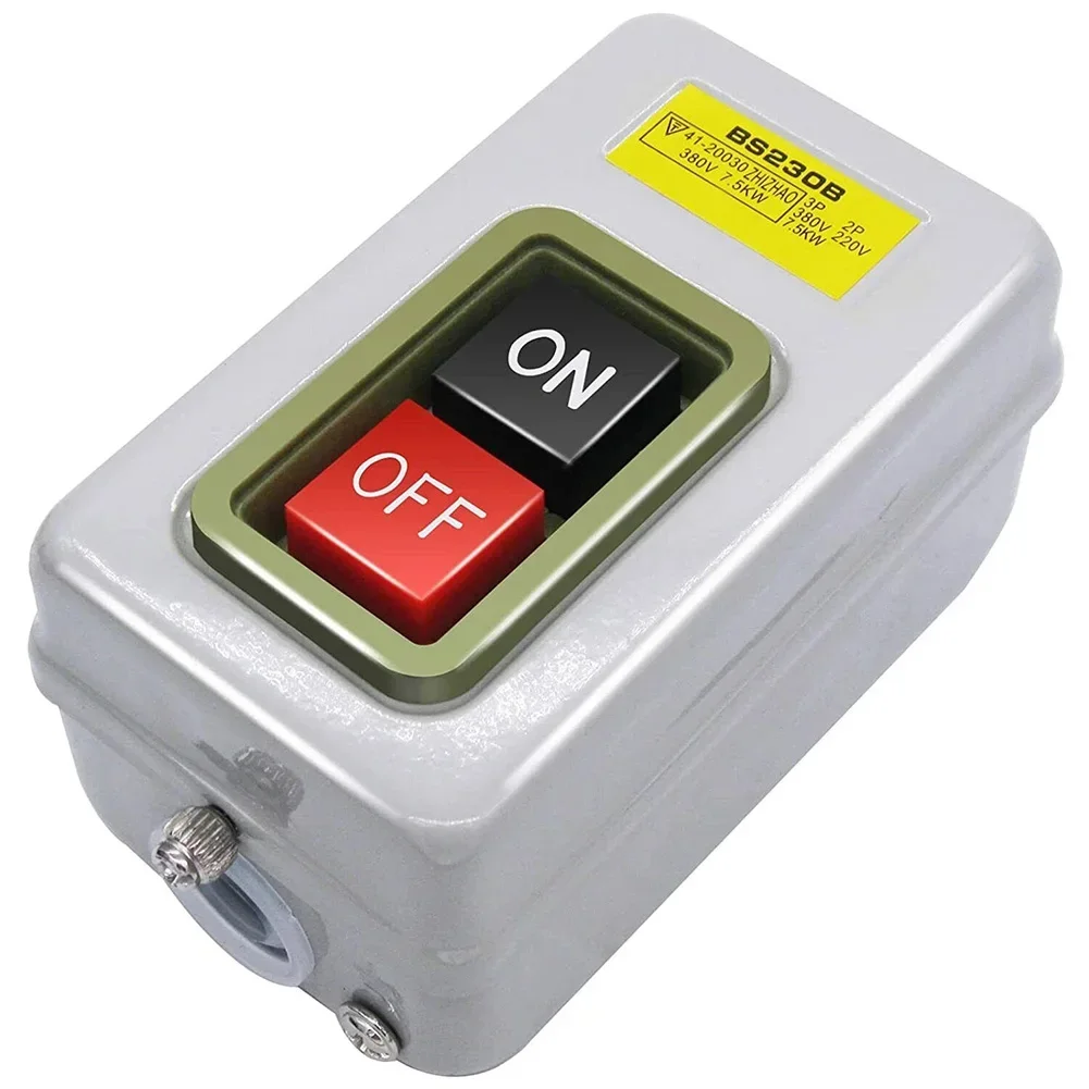 Push Button Switch Start Stop For Single Phase Motor 220V 380V Industrial Household Control Electrical Equipment
