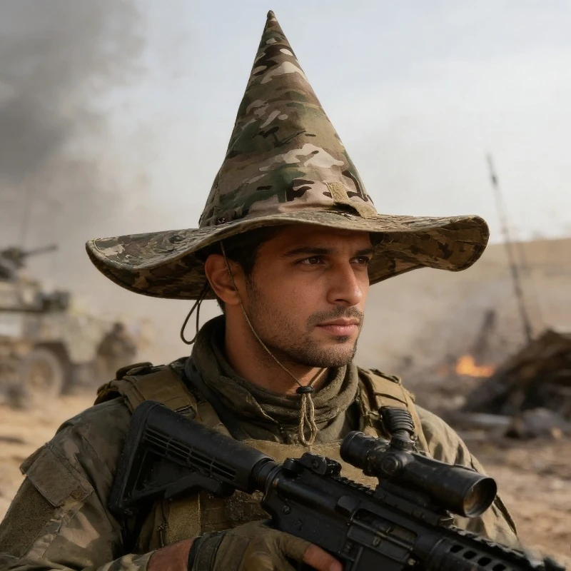

New Original Design One-piece Camouflage Magic Cap