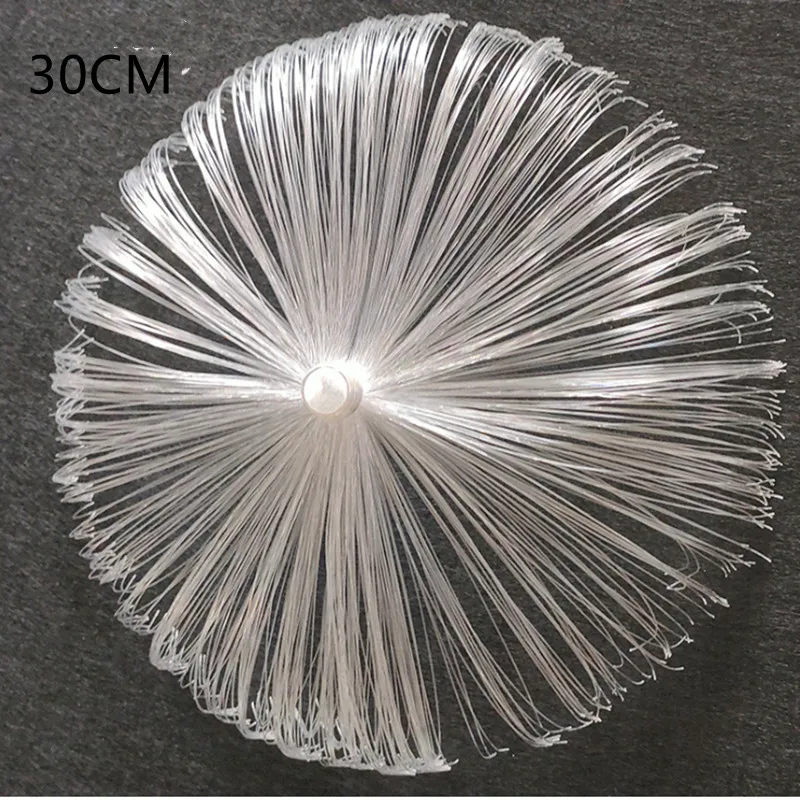 5Pcs Dandelion Jellyfish Fiber Optic Chandelier Christmas Solar Light Decoration Outdoor String Lights Fiber Optic Flower Lighti - view 4