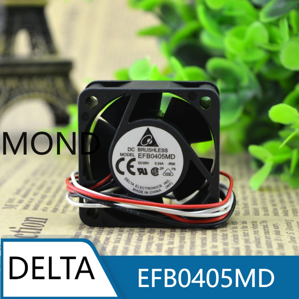 

EFB0405MD 4CM 4020 5V 0.24A Double ball fan switch fan DELTA USB interface switch dedicated fan