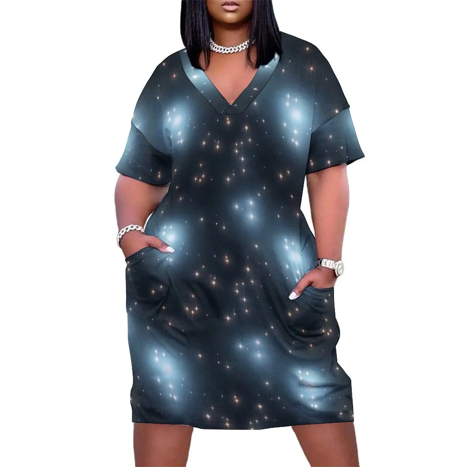 

Stars 2.0 Loose Pocket Dress african dresses for woman prom dresses 2025